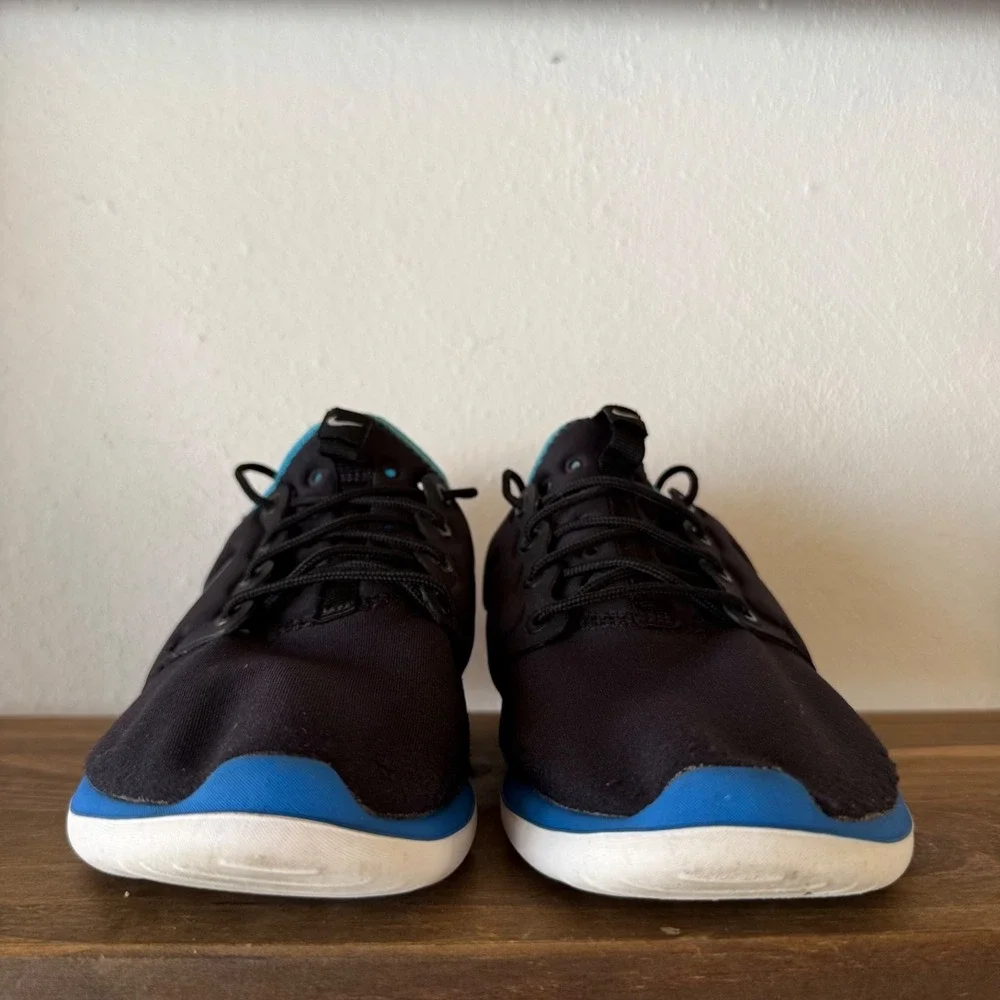 Nike Roshe Two GS Sneakers Youth 5.5Y Black Blue Running Shoes 844653-002